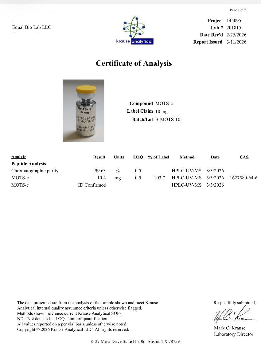 MOTS-C 10mg