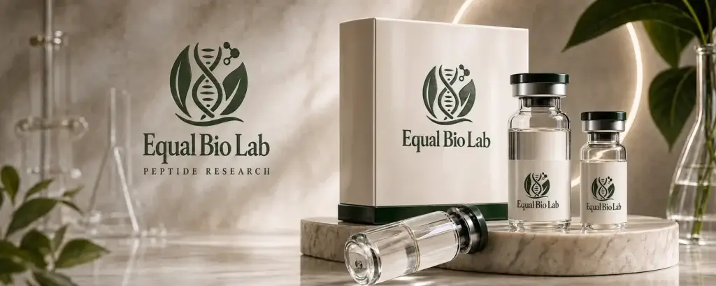 Glossy Equal Bio Lab research packaging and laboratory vials